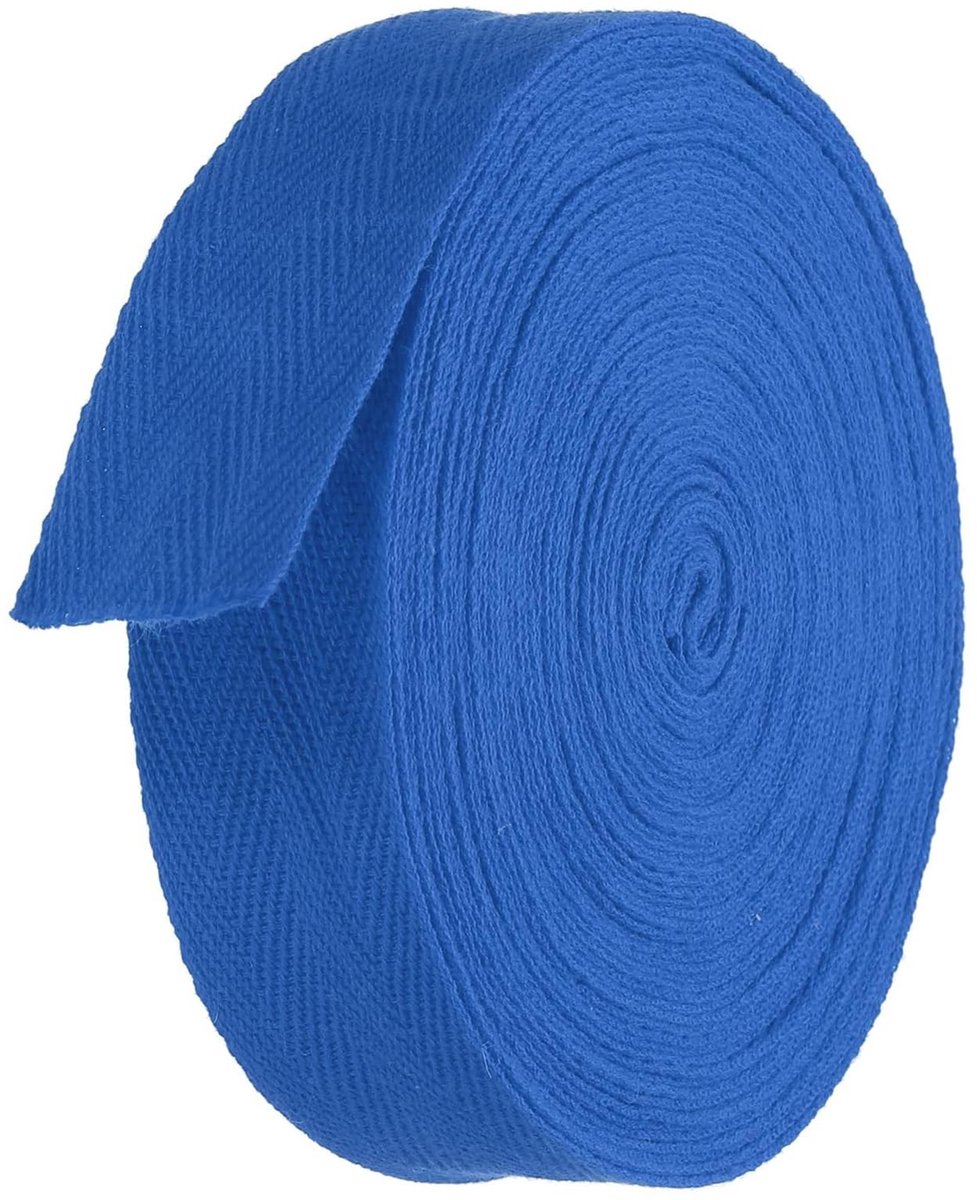 Dailygoods- Keperstof Tape 25 mm - Katoenen Biasband - Naaien - Ambacht - Verpakking - 10 Meter Lengte