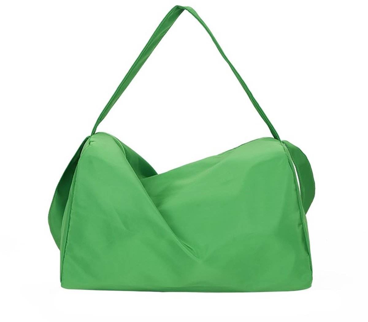 Dailygoods- Crossbodytas grote capaciteit - Duurzame nylon tas - Modieuze schoudertas dames - Ideaal voor school/reizen - Ruime afmetingen 40x26x23 cm - Veilige ritssluiting