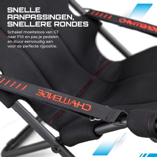 Playseat® Challenge Racestoel - Race Cockpit - Compact & Opvouwbaar - ActiFit - Zwart van Playseat® — afbeelding 5