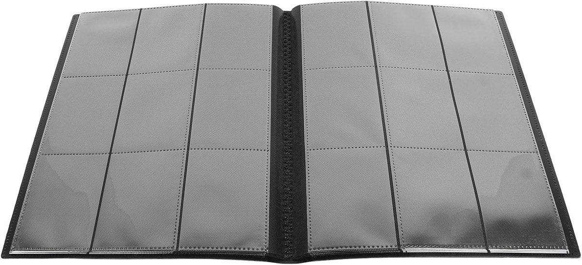 Dailygoods- Kaartenmap 360 Pagina's - 9 Kaartslots per Pagina - Geschikt voor Spelkaarten - Magic: The Gathering - Zwart - Duurzaam Plastic - Kaartbinder