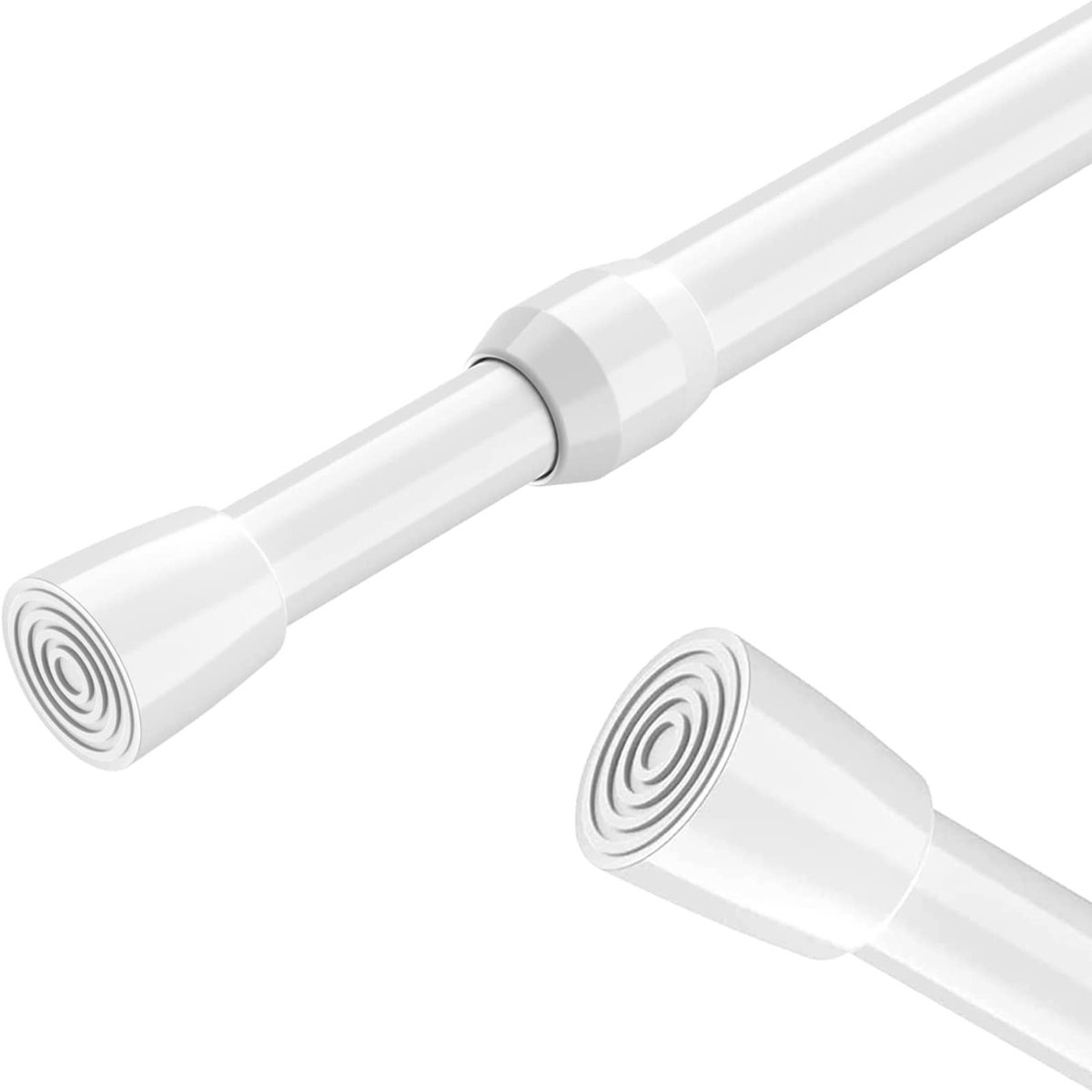 Dailygoods- Douchegordijnroede - Verstelbaar 30-50 cm - Geen boren - Hoogwaardig metaal - Antislip rubber - Eenvoudige installatie - Tension Rod