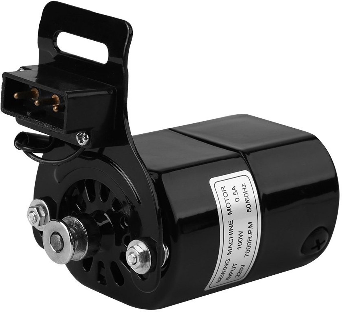Dailygoods 220V 100W Naaimachine Motor - Geschikt voor Diverse Machines - Elektronische Regeling - Universeel - Voor Broder Naaiwerk - Kr...