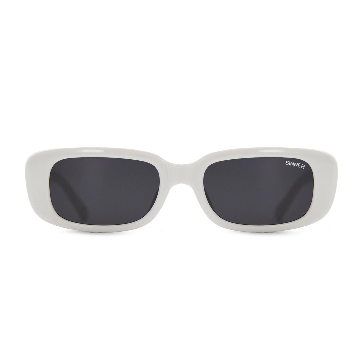 Sinner Zonnebril Festival TRANCEND WHITE SHINY PC SMOKE