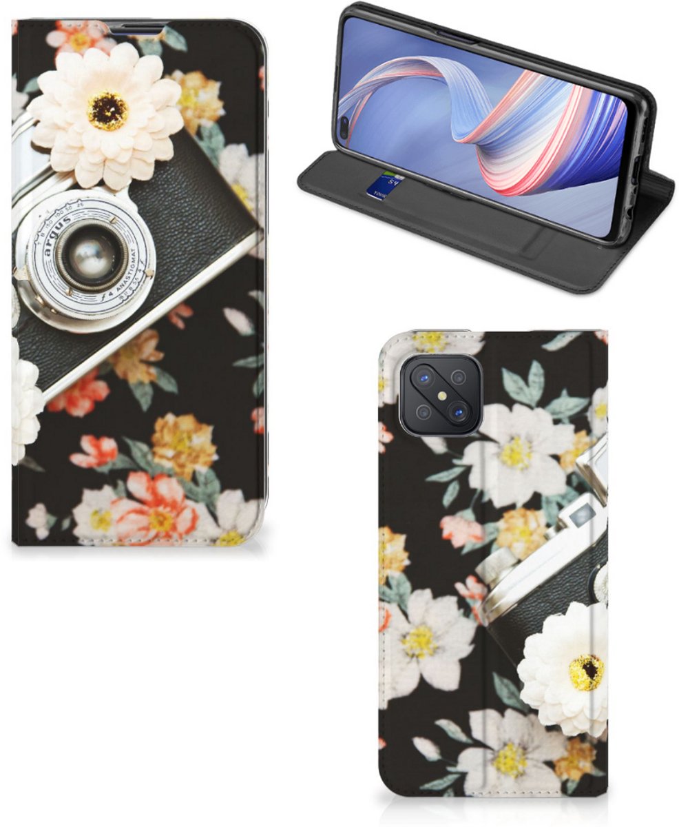 OPPO Reno4 Z 5G Stand Case Vintage Camera