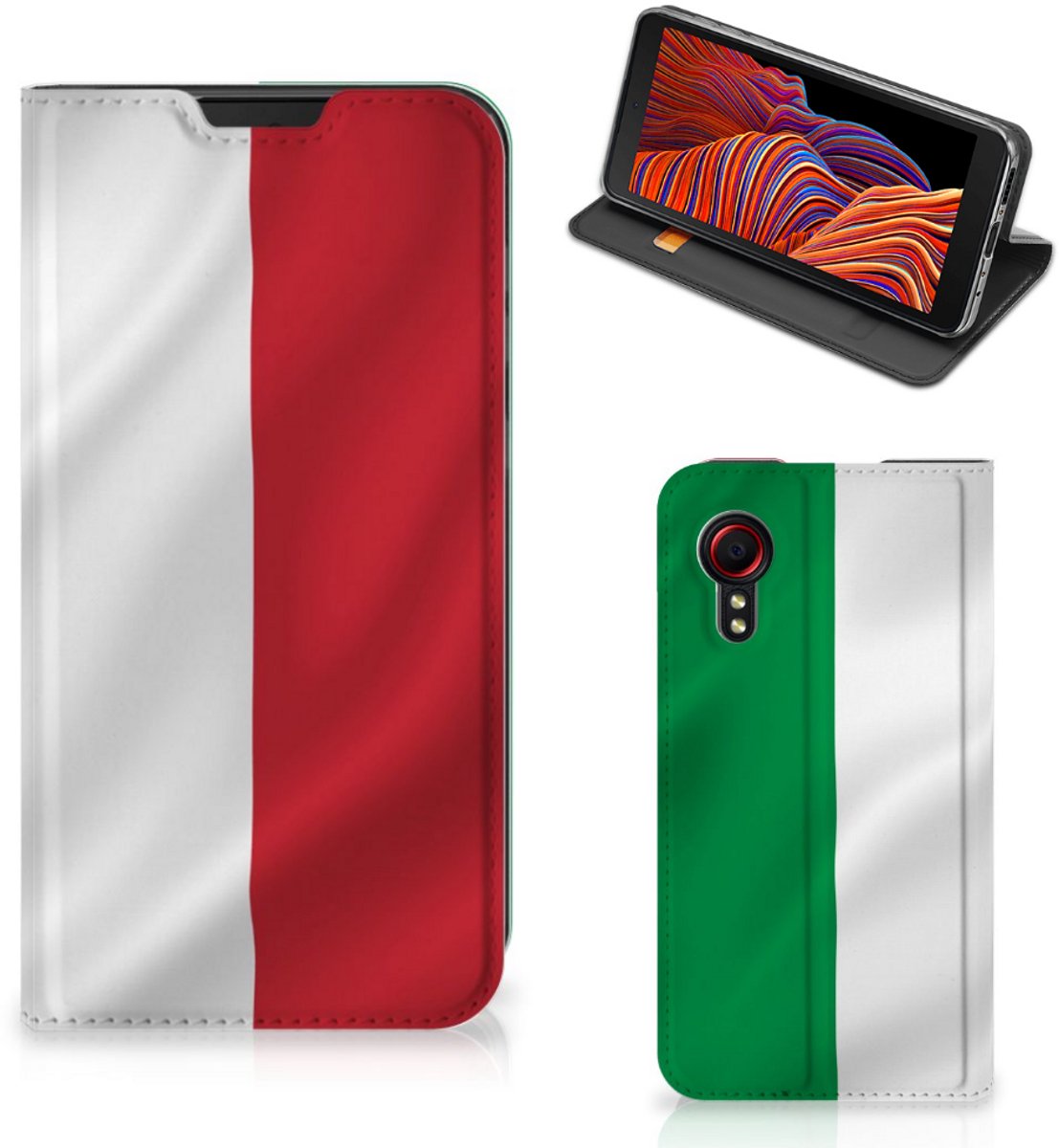 Standcase Hoesje voor Samsung Galaxy Xcover 5 Standcase Italië