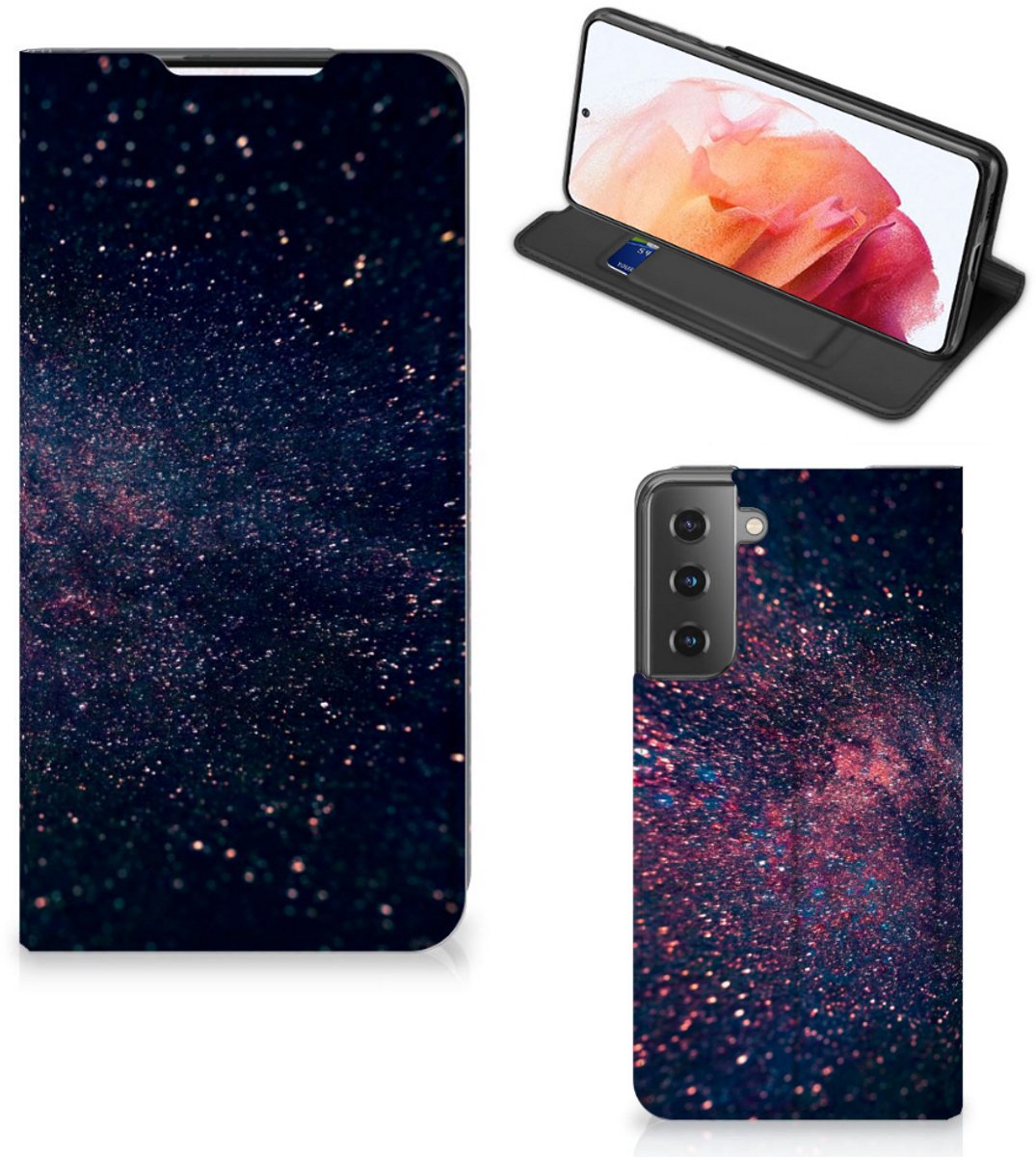Samsung Galaxy S21 Stand Case Stars