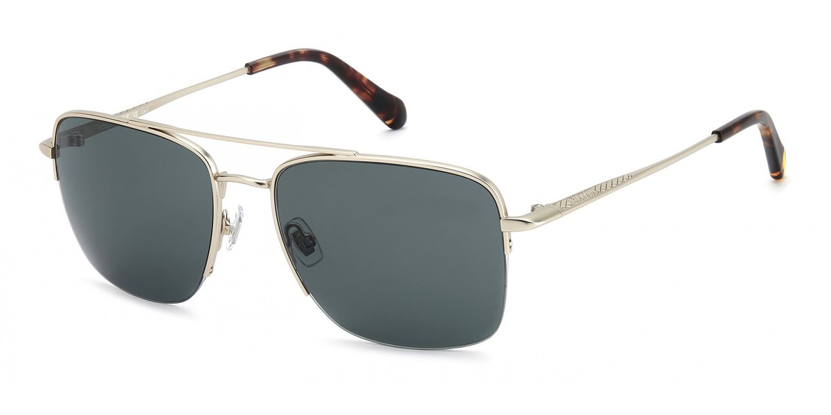 Fossil FOS 2164/G/S Matte light gold 57/18/145 MAN Zonnebrillen