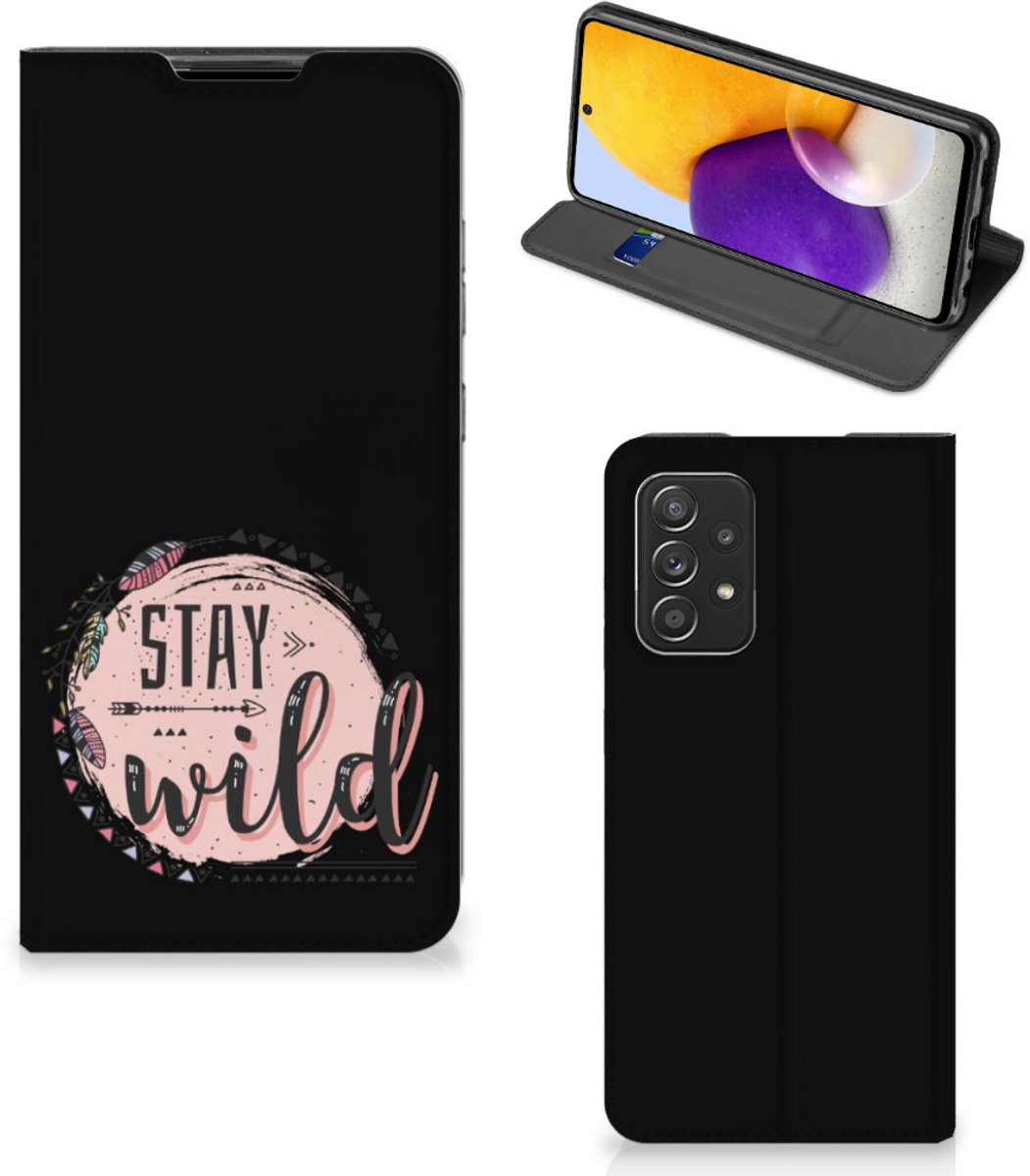 Samsung Galaxy A72 (5G/4G) Magnet Case Boho Stay Wild