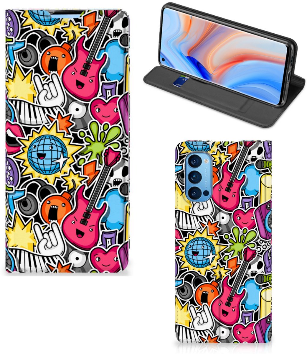 OPPO Reno4 Pro 5G Hippe Standcase Punk Rock