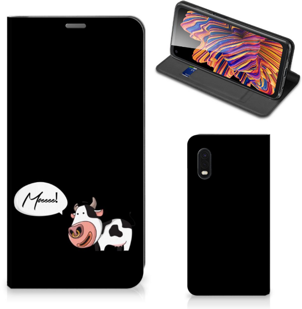 Samsung Xcover Pro Magnet Case Cow