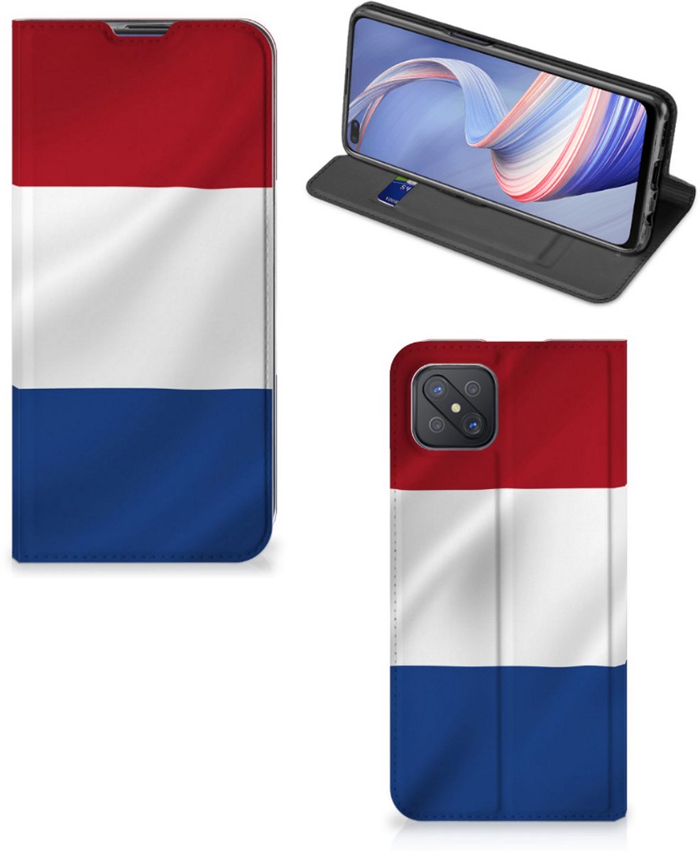 OPPO Reno4 Z 5G Standcase Nederlandse Vlag