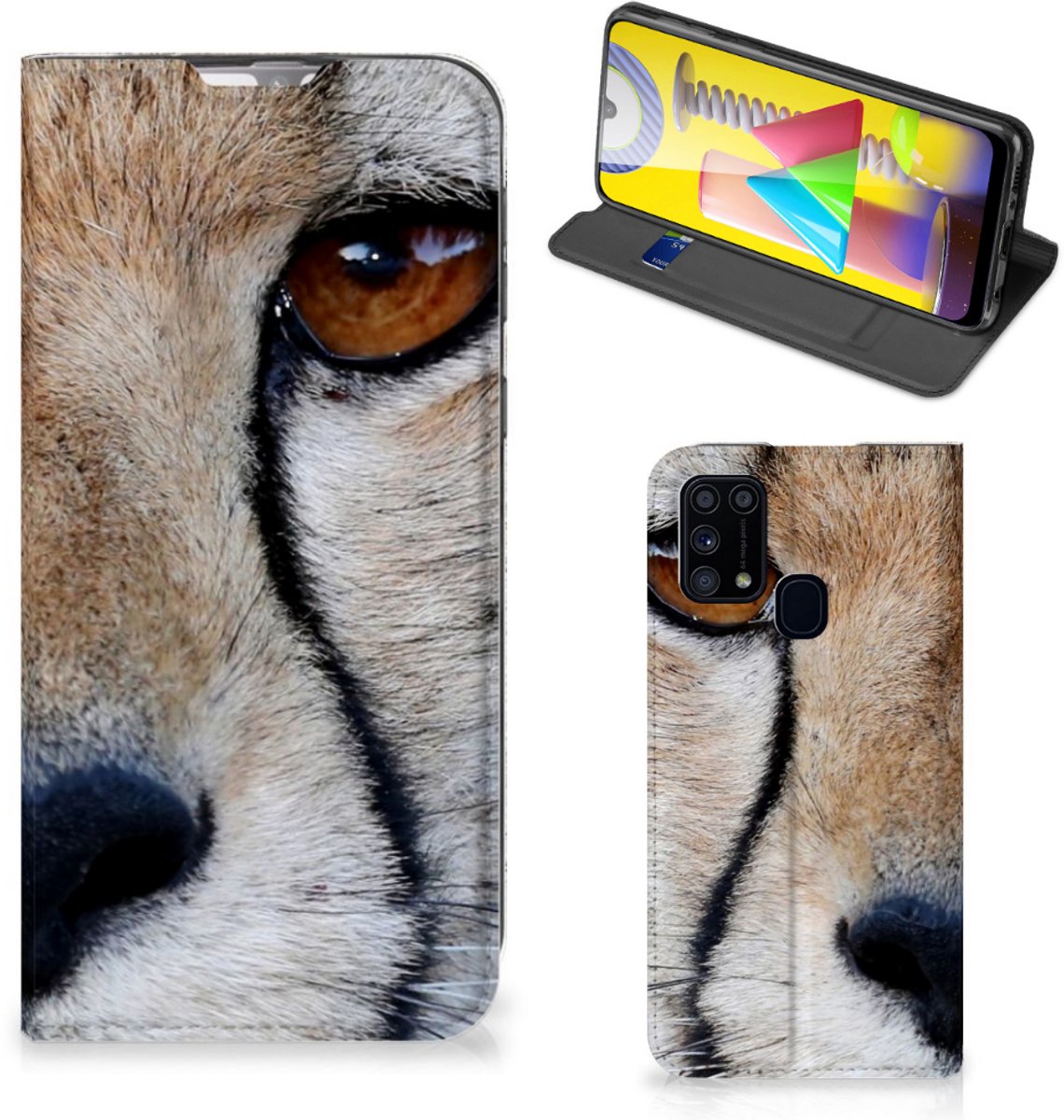 Samsung Galaxy M31 Hoesje maken Cheetah