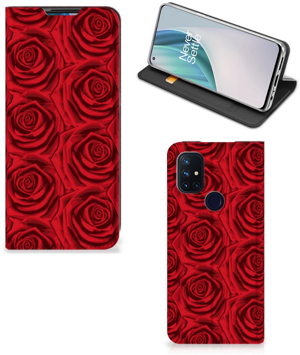 OnePlus Nord N10 5G Smart Cover Red Roses