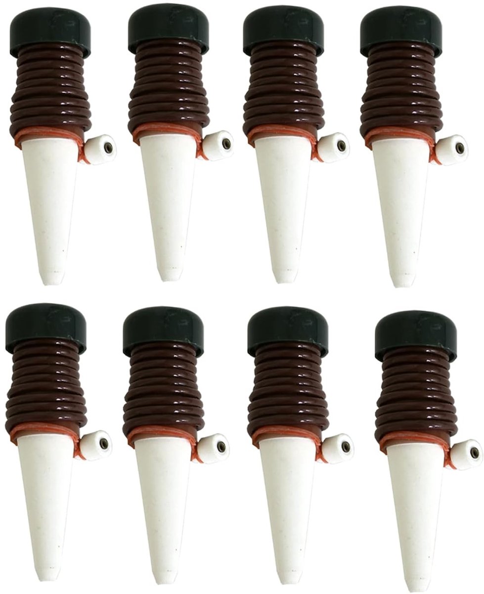 Allecto - Planten water geven - Bloemen water - Binnenplanten - Waterdispenser - Plantenverzorging - Set van 8 - Geschikt voor binnenshuis - Groen ...