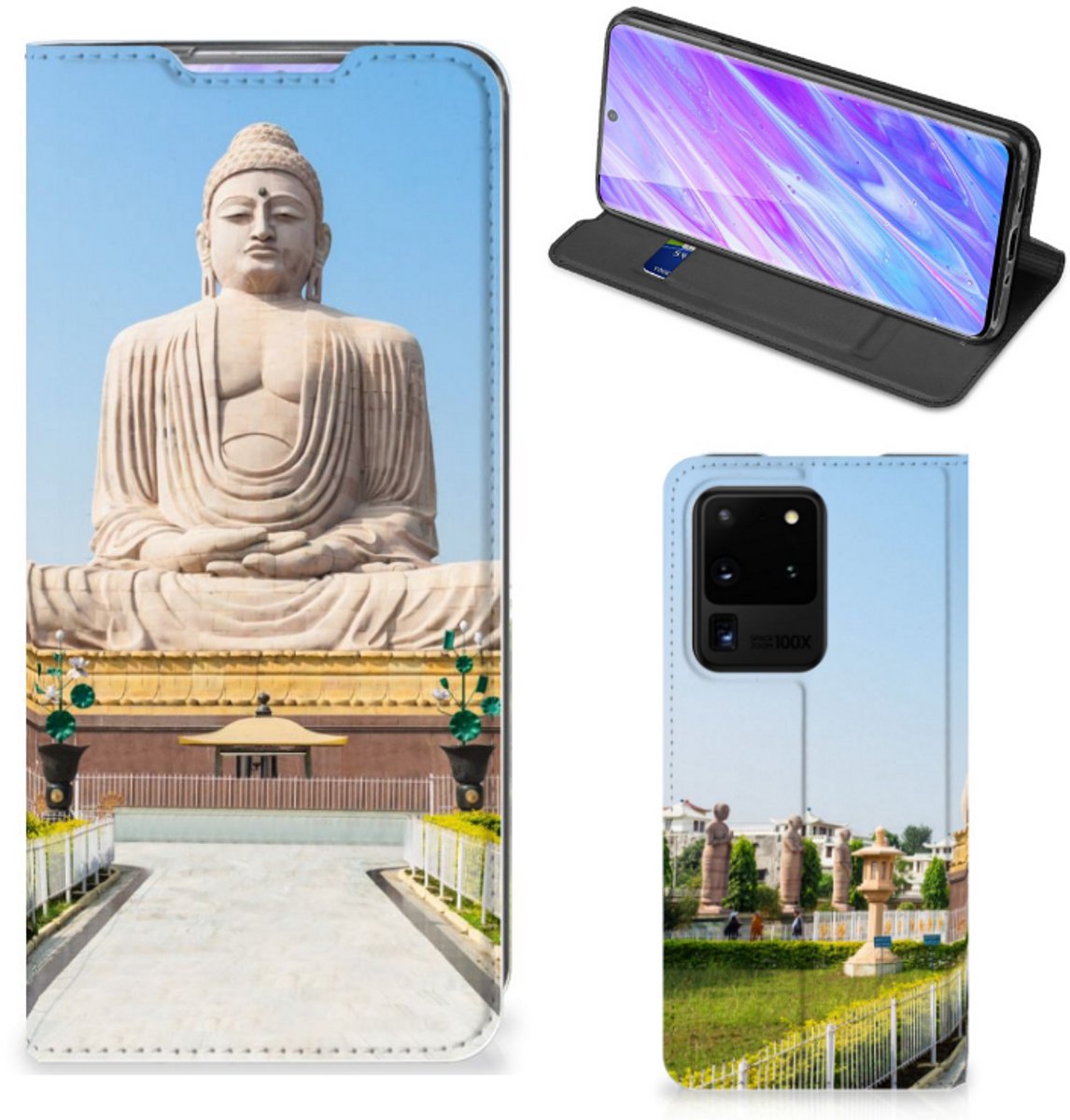 Samsung Galaxy S20 Ultra Book Cover Boeddha