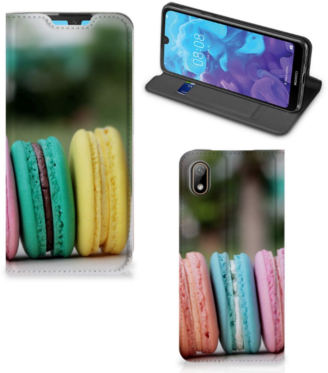Huawei Y5 (2019) Flip Style Cover Macarons