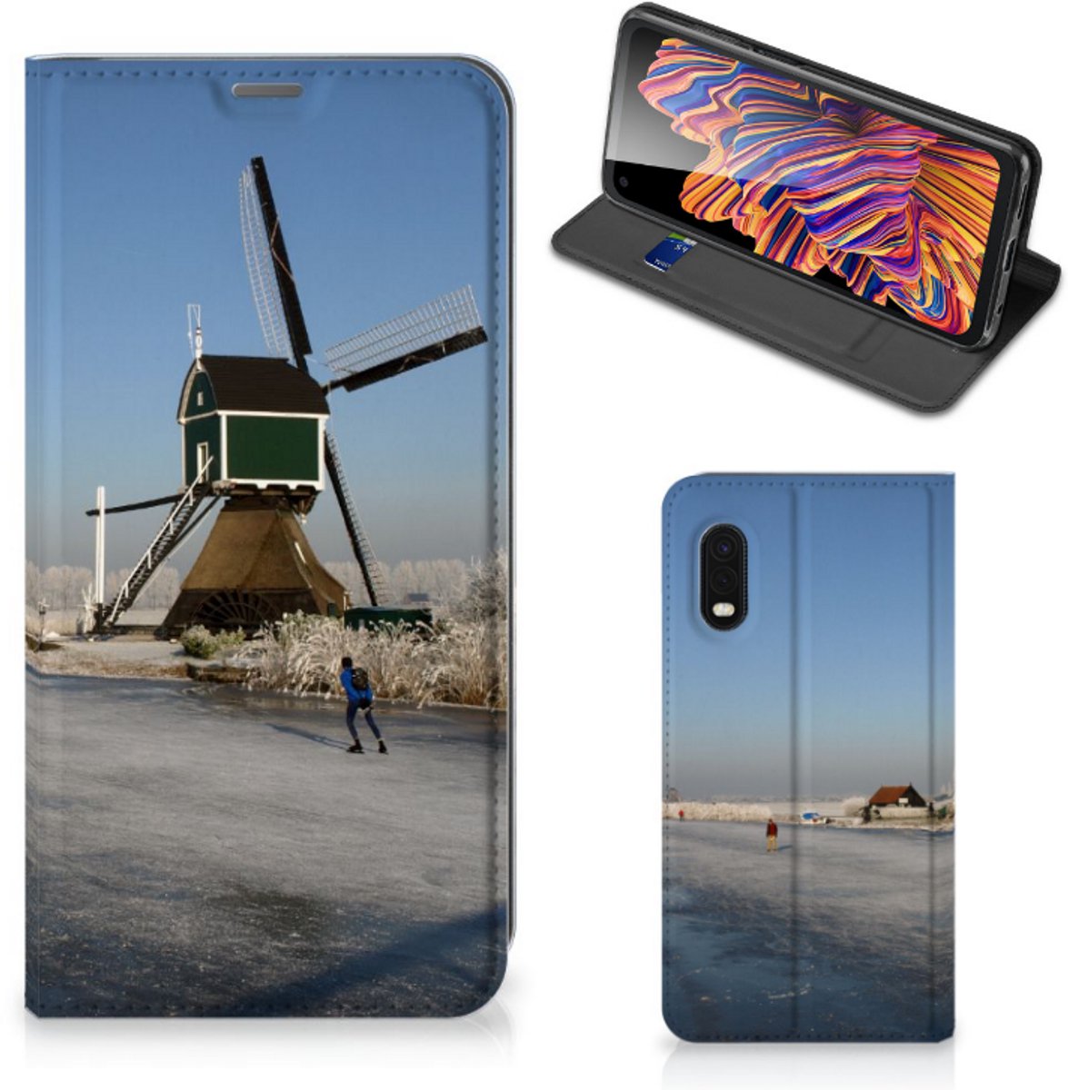 Samsung Xcover Pro Book Cover Schaatsers