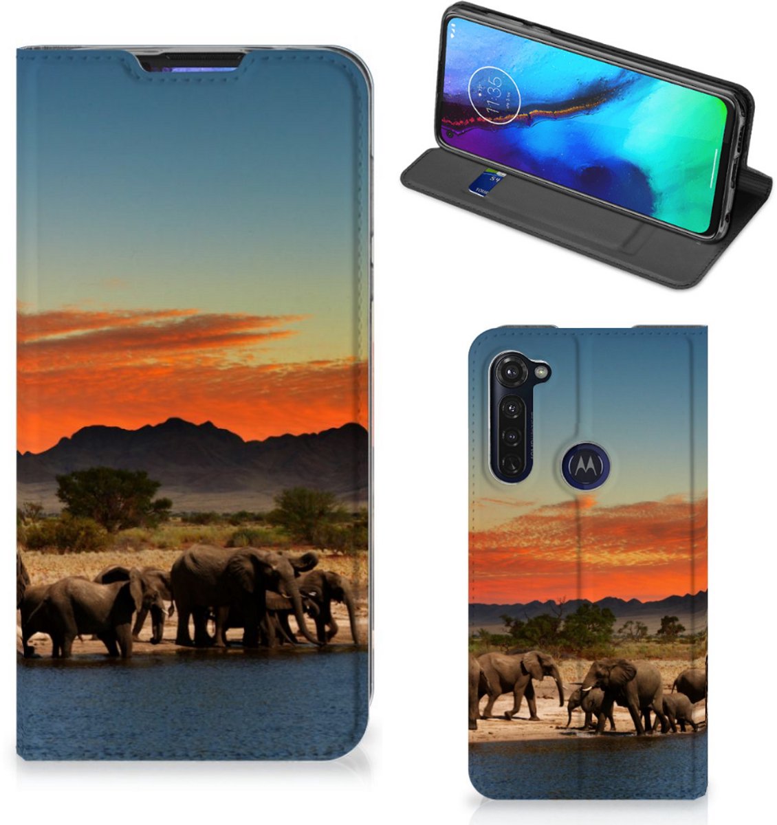 Motorola Moto G Pro Hoesje maken Olifanten