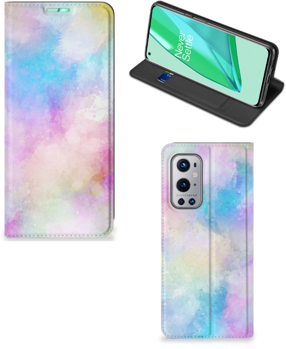 Standcase Hoesje voor Bookcase OnePlus 9 Pro Watercolor Light