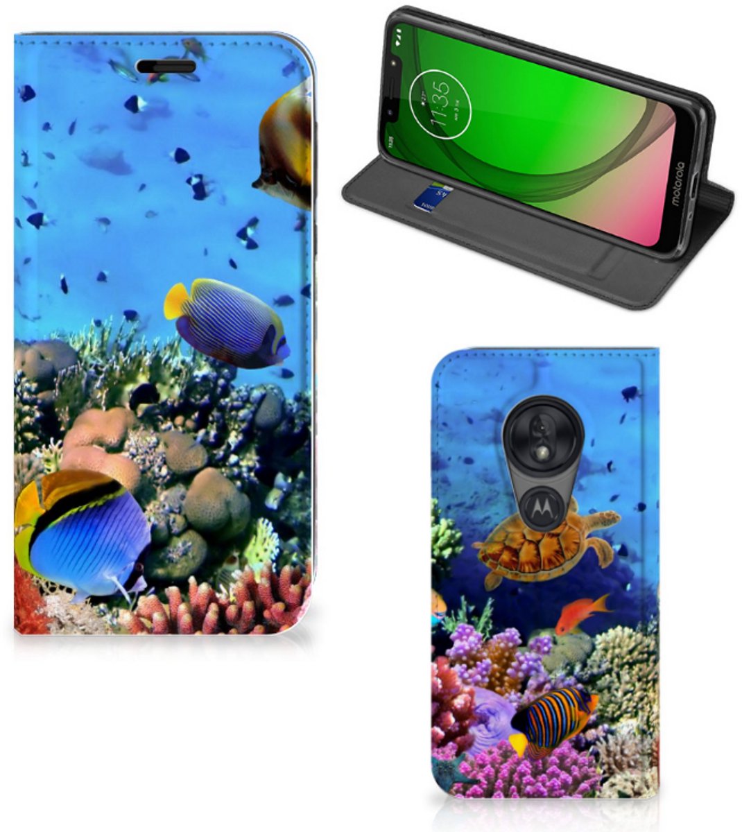 Motorola Moto G7 Play Hoesje maken Vissen