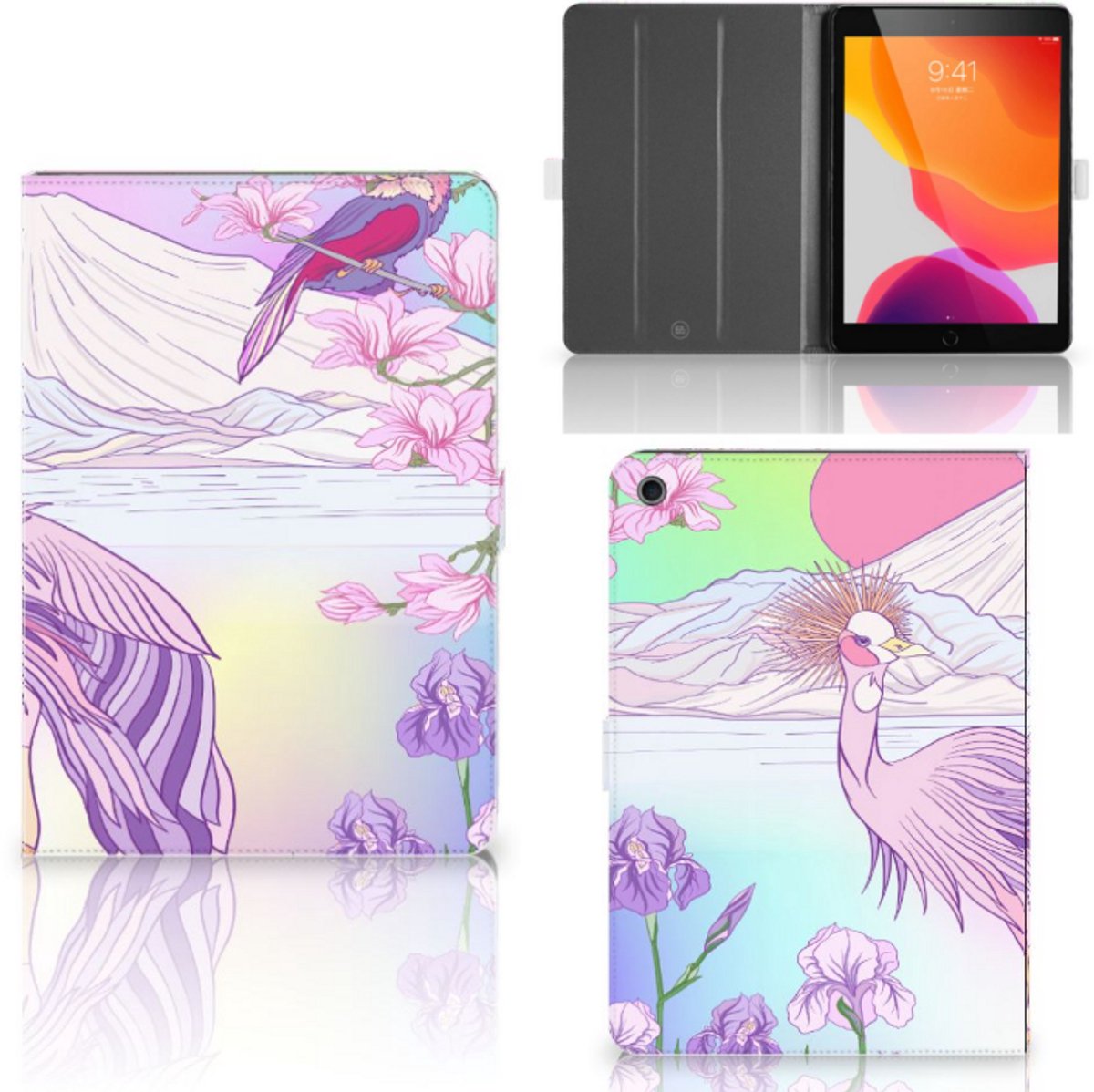iPad 10.2 2019 | iPad 10.2 2020 | 10.2 2021 Flip Case Bird