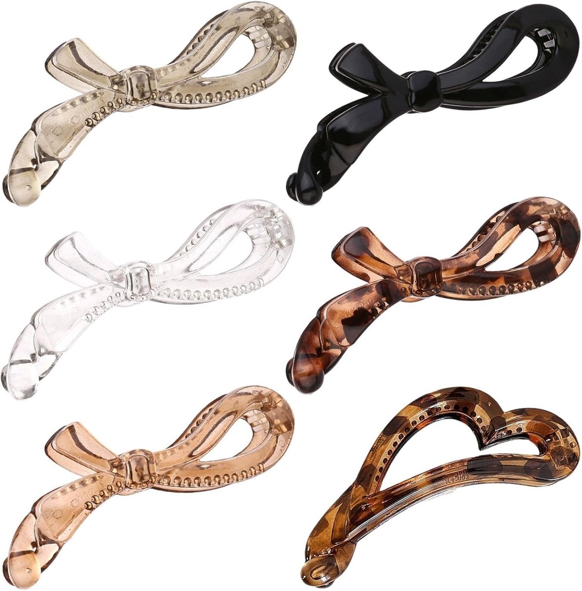 Allecto - Haarclips - Retro - Sterk - Zwart - Stretcharmbandjes - Haarversiering - Krachtig - Geschikt voor alle haartypes - Zwart model.