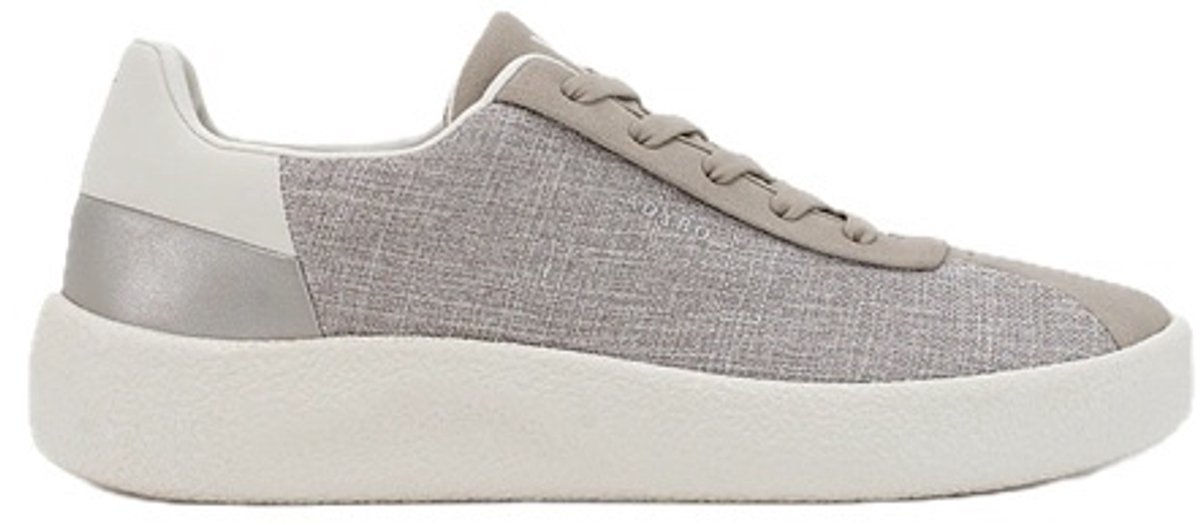 Adyro Premium dames sneakers grijs stof