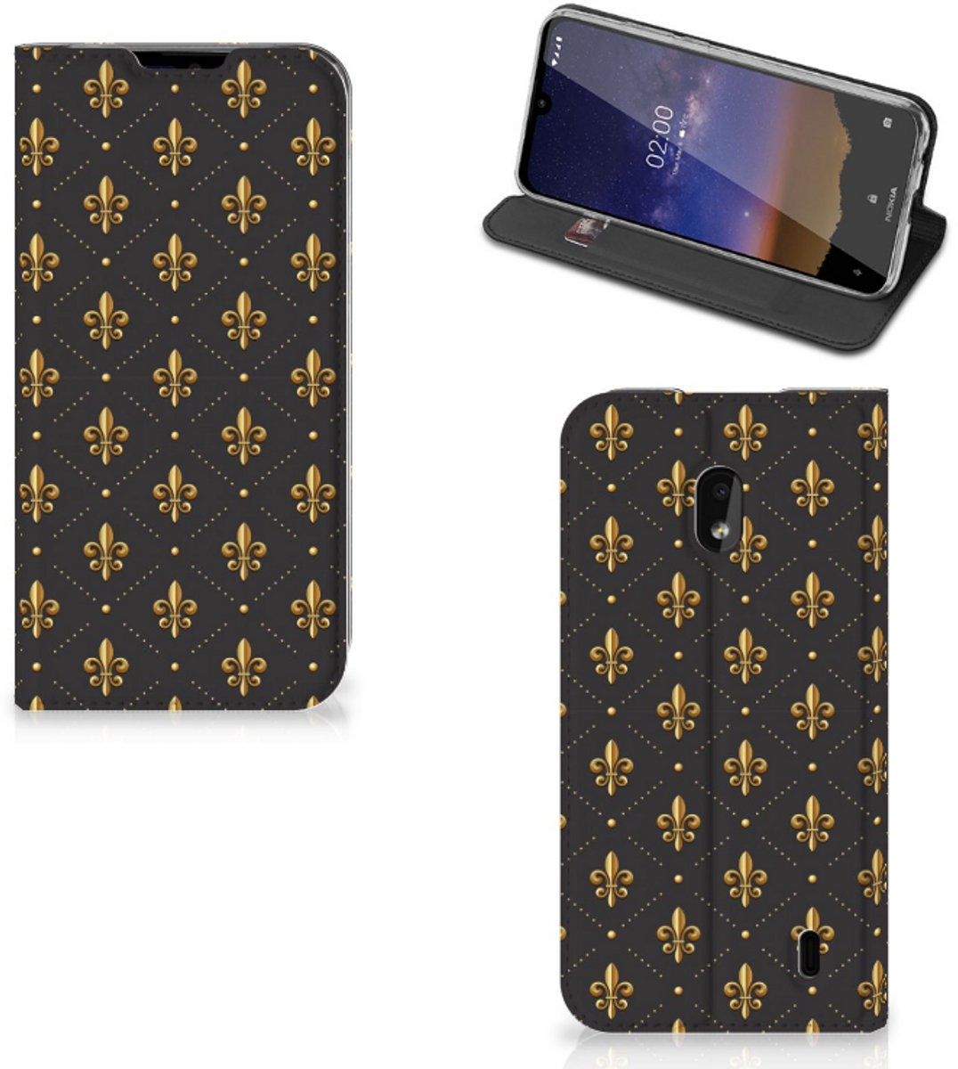 Nokia 2.2 Hoesje met Magneet Franse Lelie
