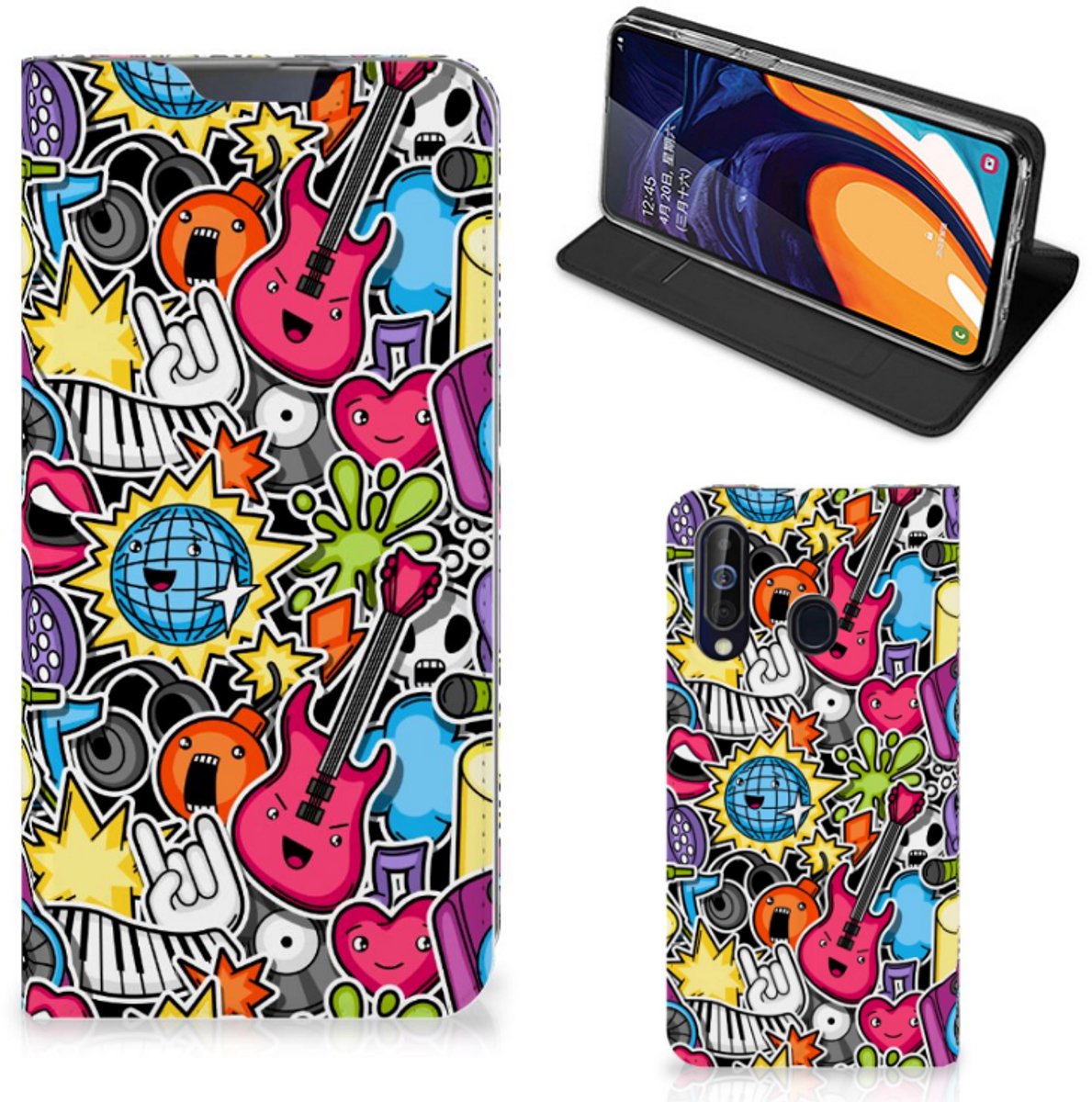 Samsung Galaxy A60 Hippe Standcase Punk Rock