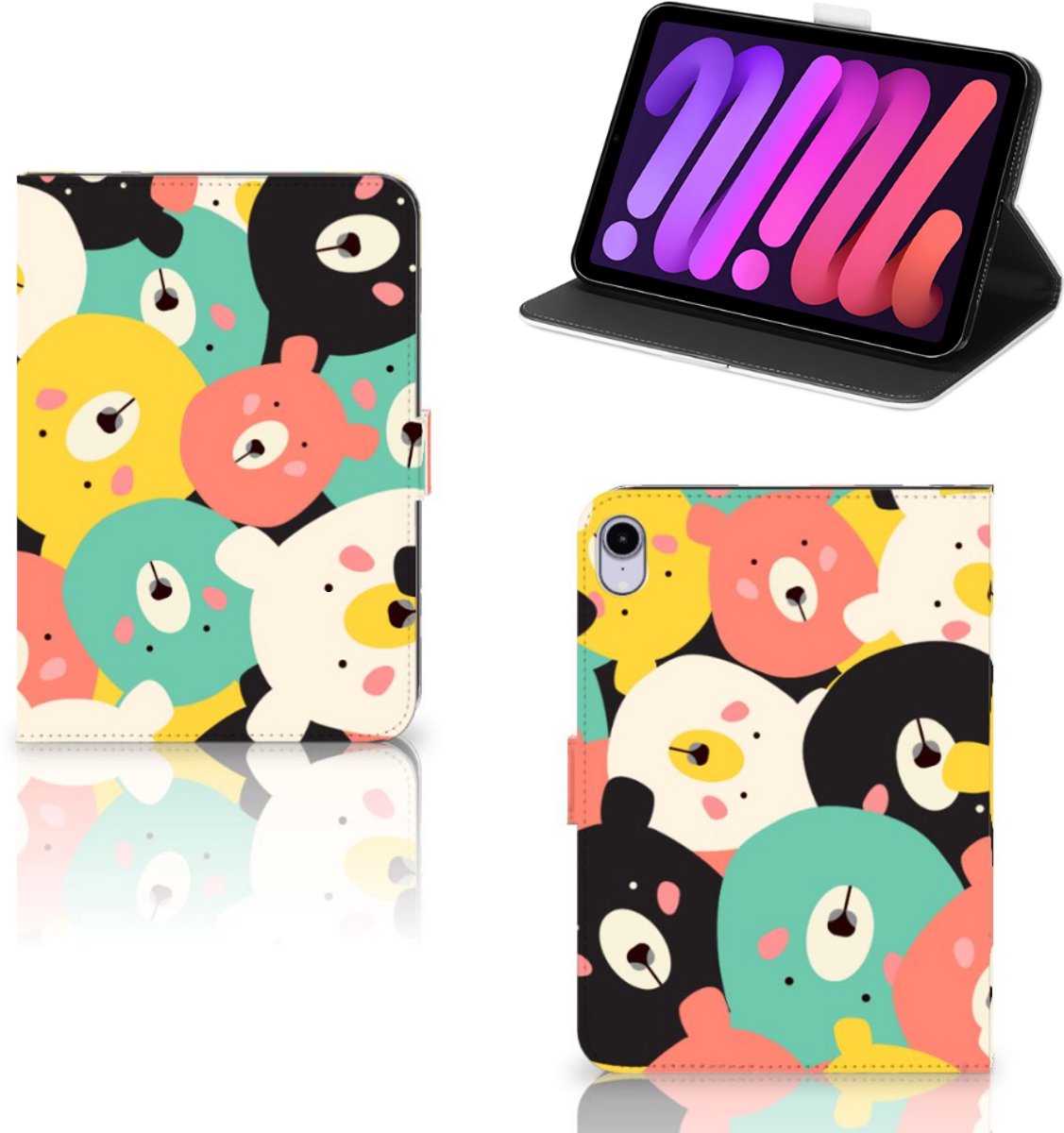 iPad Mini 6 (2021) Hippe Tablet Hoes Bears