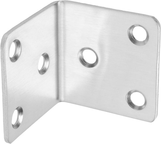 Hoekbeugels voor Meubels, 12 Stuks, 40 x 40 x 40 mm, Sterke Metalen Hoeksteunen voor Planken en Raamondersteuning — afbeelding 3