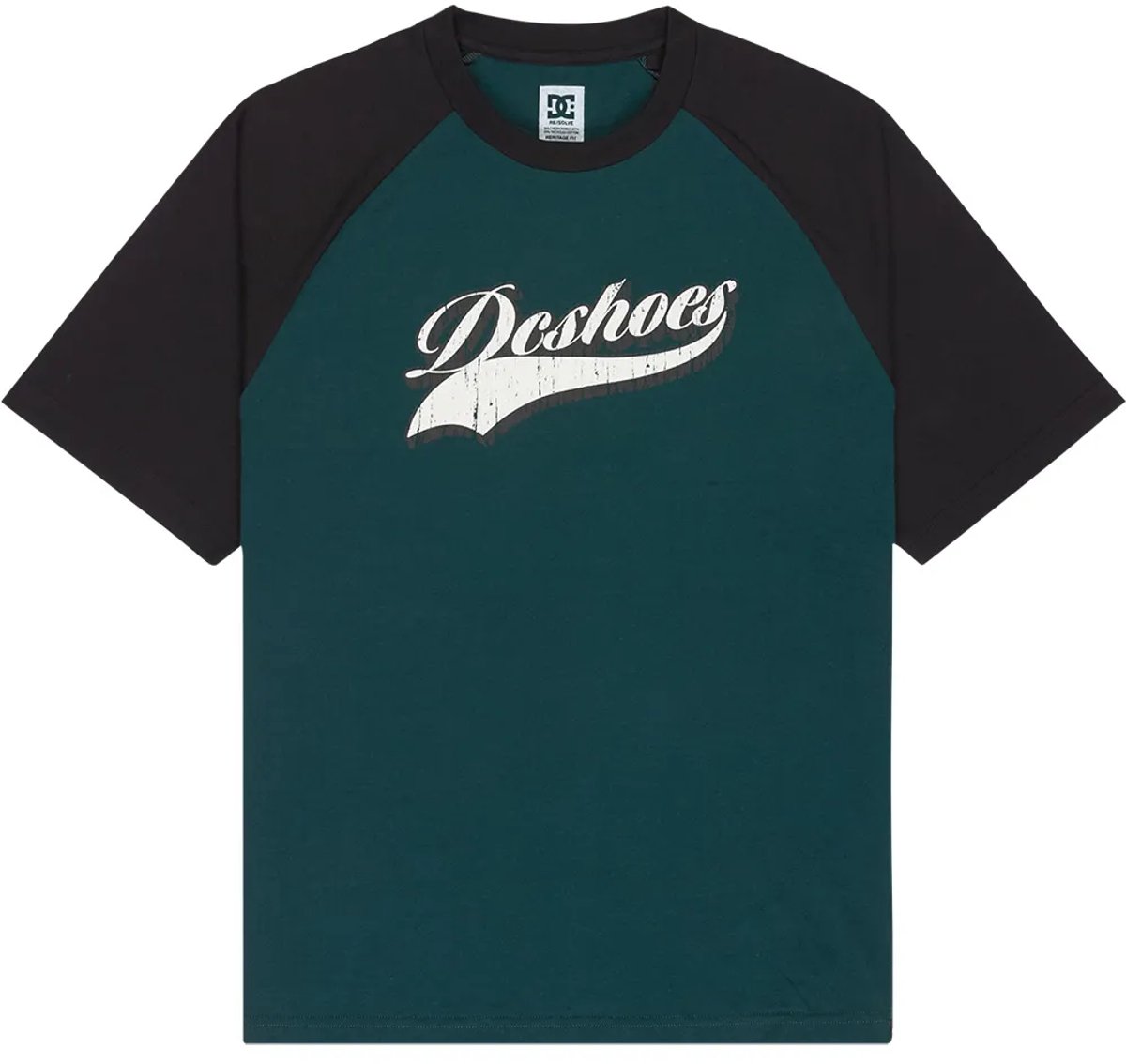 Dc Shoes Rugged Raglan T-shirt Met Korte Mouwen S Man Ponderosa Pine