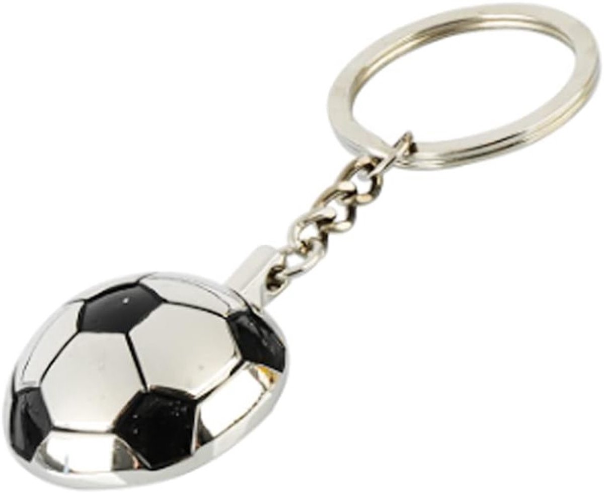 Voetbal Sleutelhanger in Metaal - Uniek Cadeau voor Mannen en Vrouwen - Perfect voor Kerst en Verjaardag