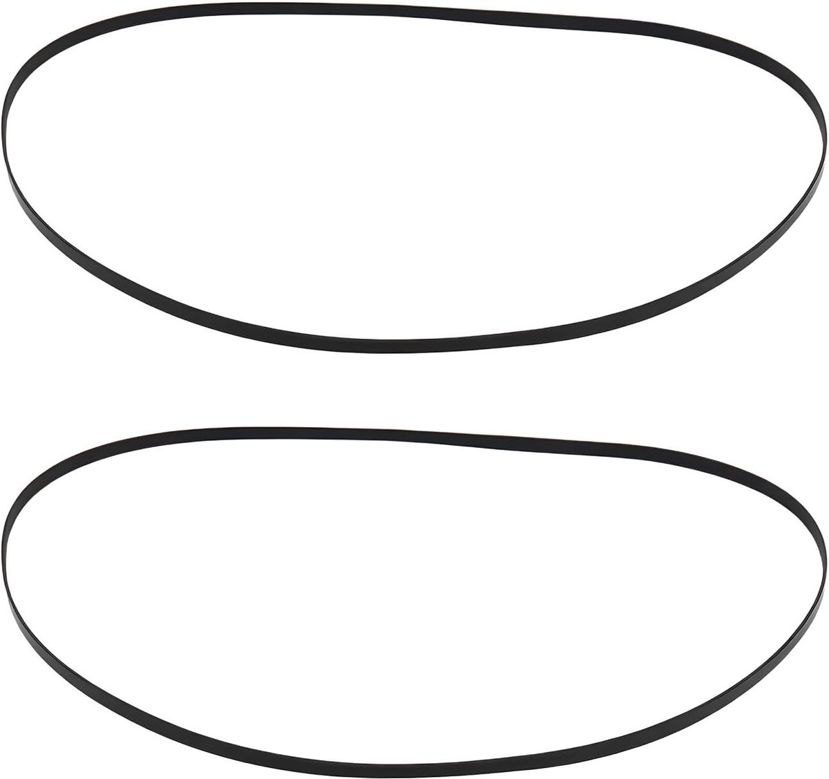 Record Players Aandrijfriem 396x3x0.6mm - Vervangende Riem voor RFT SC1900 en Ziphona MA224, Verbeter Geluidskwaliteit en Prestaties
