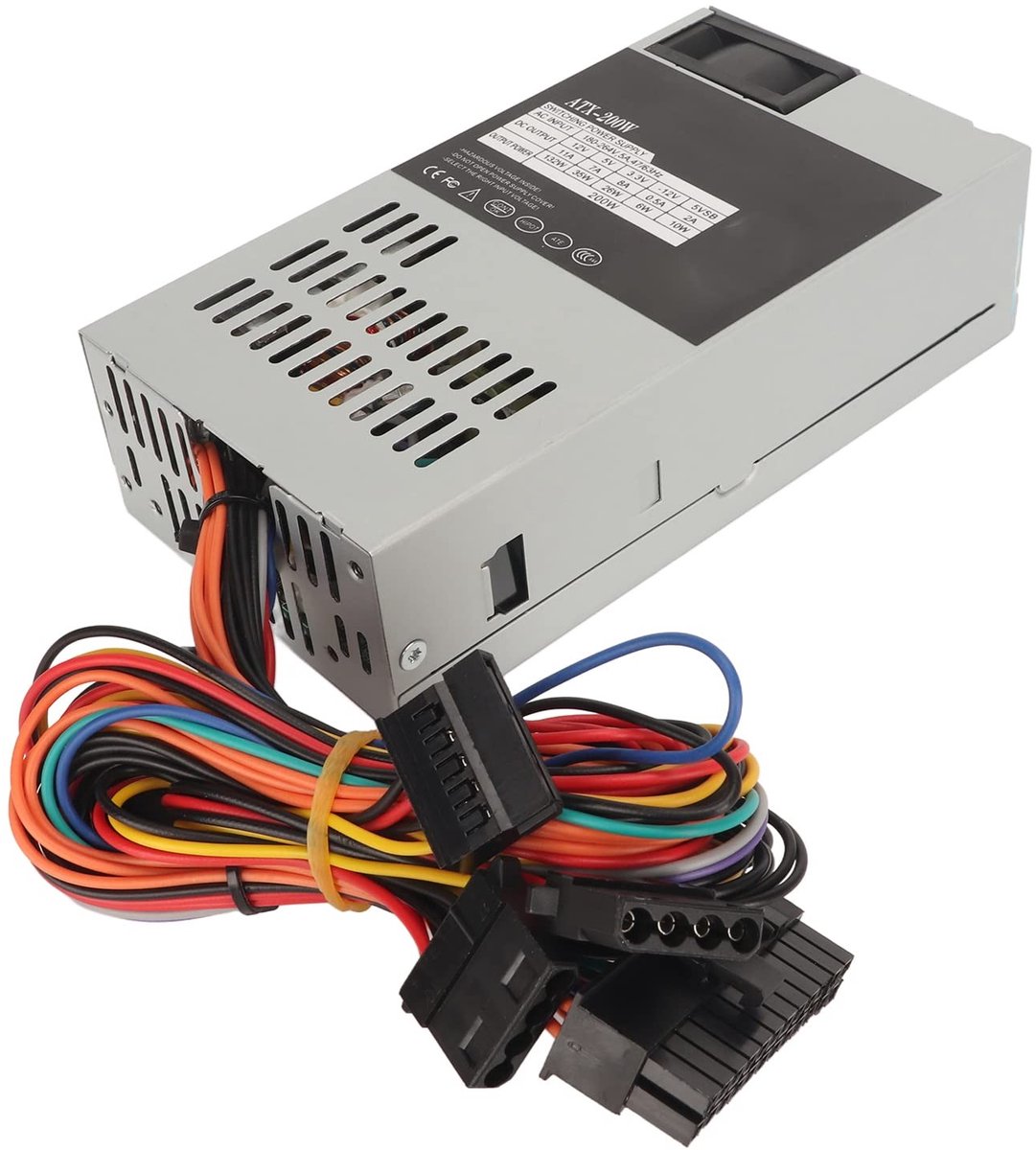 Dailygoody - 200 W Voeding - Desktopvoeding - Snelle Koeling - Aluminium - Plug-and-play - Duurzaam - Geschikt voor Vista en 7 - 1U formaat