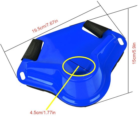Allecto - Accessoires Voor Automodelen - Visstok Houder - Gloednieuw - Rood Geel Blauw - Perfect voor Buiten - 100cm lengte van Allecto — afbeelding 2