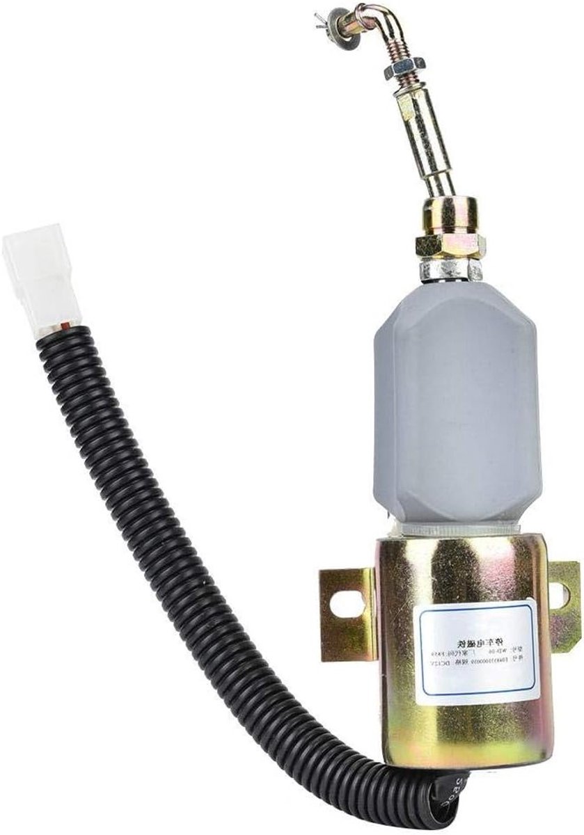 12V brandstofklep met elektromagnetische bediening - Veiligheidssluiting voor motorbescherming en brandstofbesparing