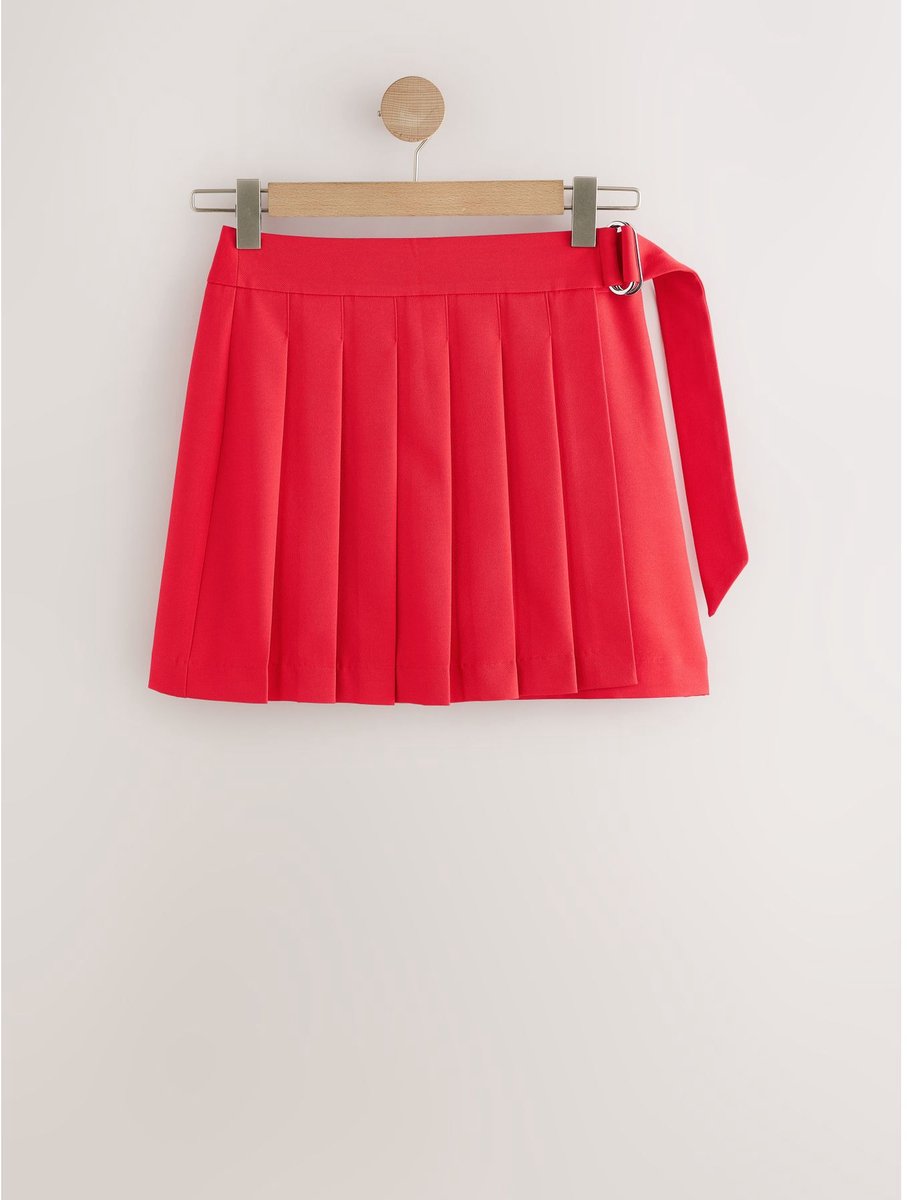 Next - Dames - Geplooide mini-tennisrok - Rood