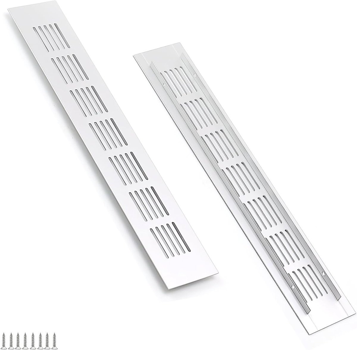 Ventilatieroosters 300x50mm - Aluminium Roosters voor Kasten, Slaapkamers en Deuren - Verb