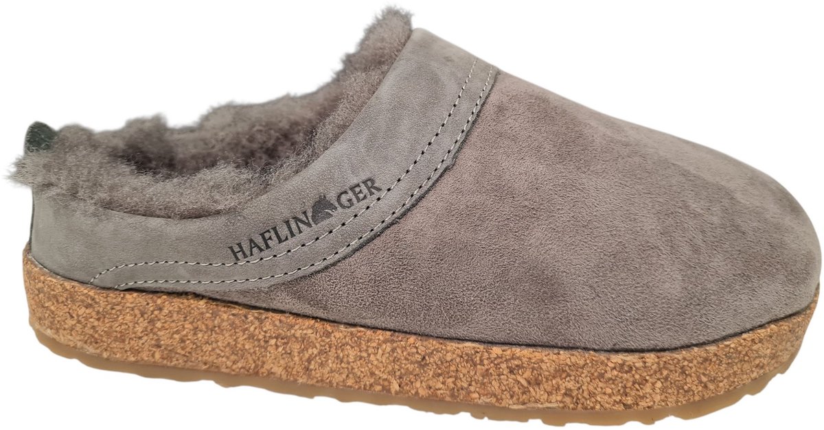 Haflinger Snowbird Anthrazit Uniseks Pantoffels - Grijs - 40