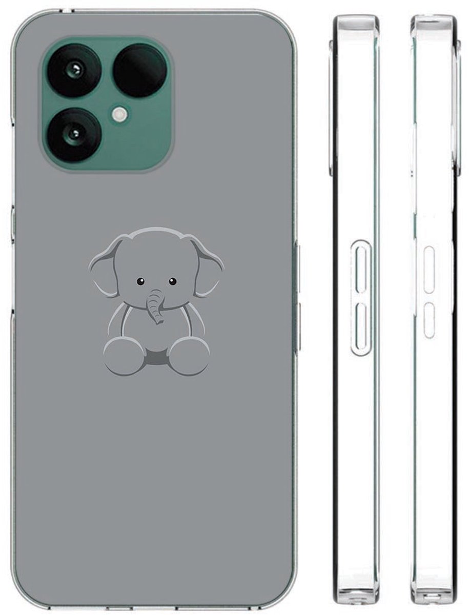Baby Olifant Fairphone 6 Hoesje – Siliconen Softcase