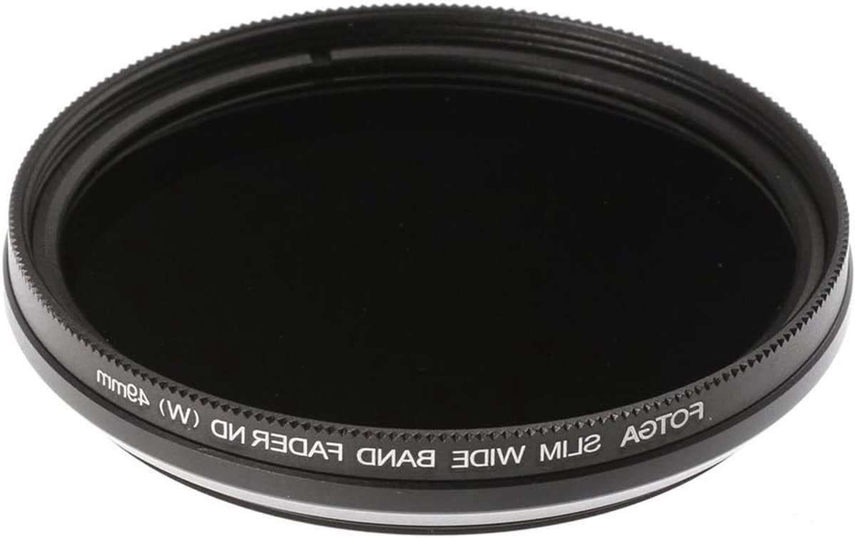 Slim Fader Variabel ND Filter 49mm - Verstelbaar Neutraal Grijsfilter van ND2 tot ND400 voor Camera's, Perfect voor Fotografie en Videografie