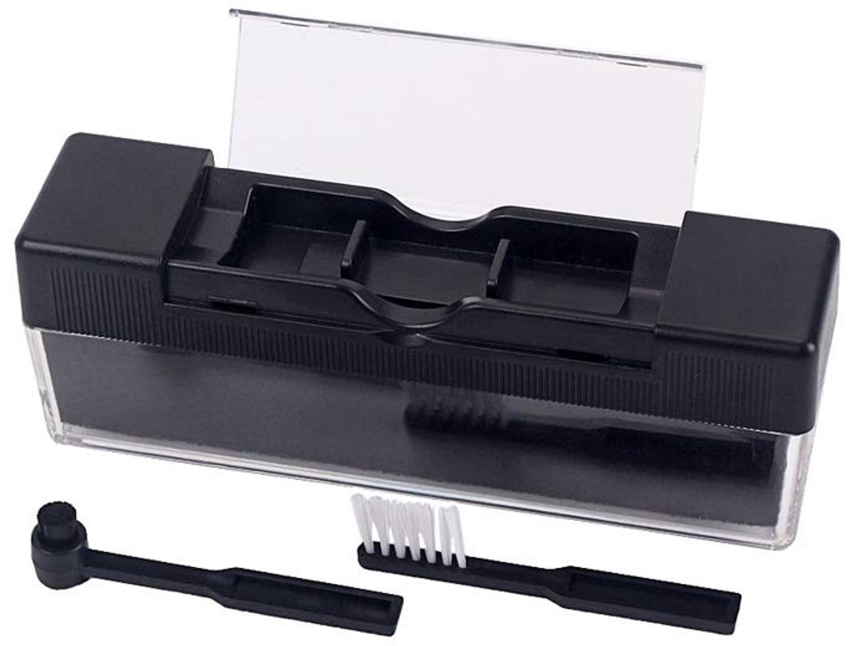 Dailygoody - Vinyl Records reinigingsset - Platenspeler reiniging - Milieuvriendelijk - Kunststof - LP borstel - Geschikt voor vinyl platen - Compact
