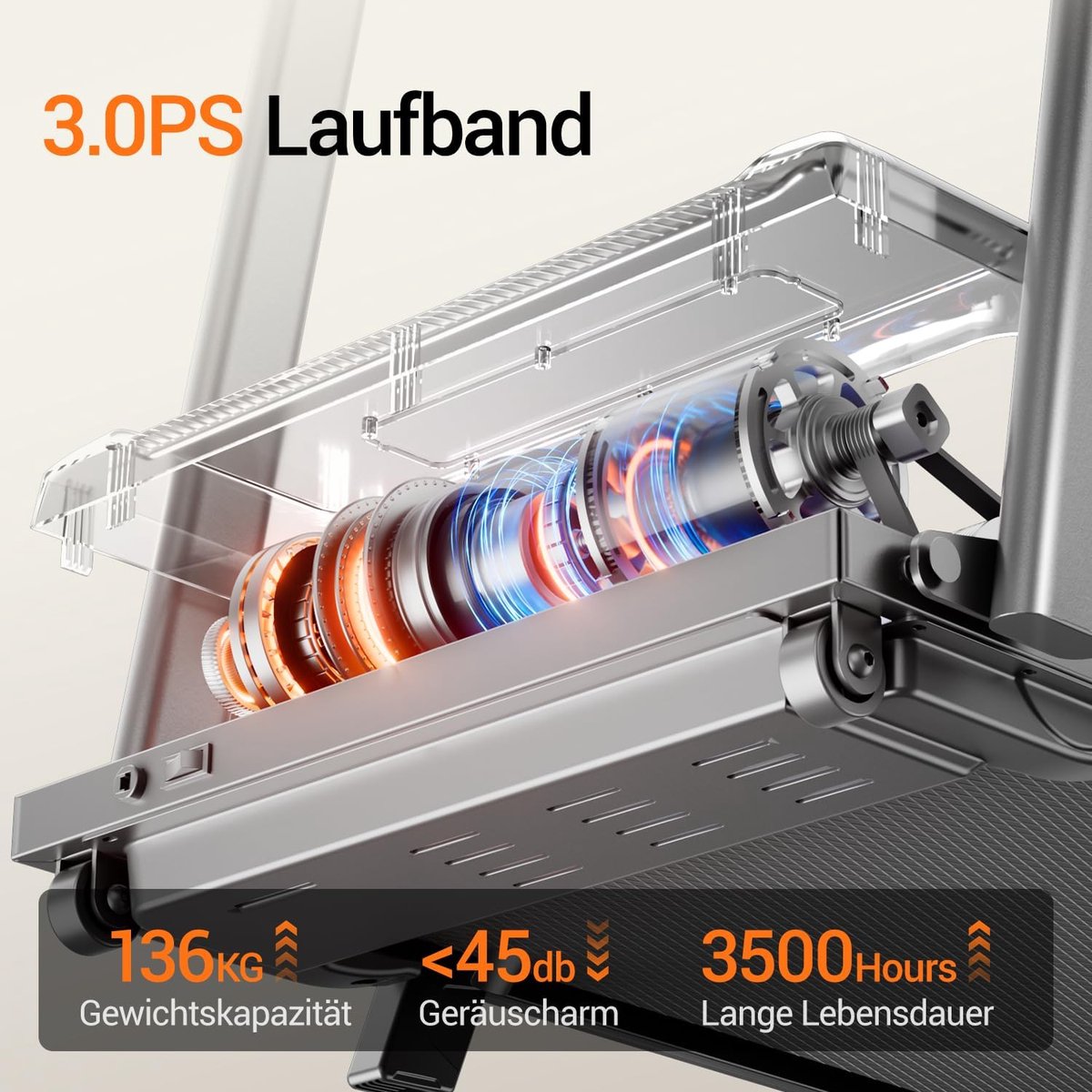 Loopband met Helling voor Thuis – House&Garden MountainRun X12 – Inklapbaar Loopband – 12 km/u – 15% Helling – Schokabsorberend – Stil – Tot 136KG – Zwart
