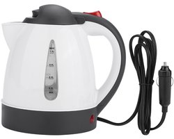 Dailygoody - Draagbare autowaterkoker - 1000 ml - Snelle boiler - Roestvrij staal - Voor lange ritten - Waterkoker voor onderweg - Geschikt voor kampe