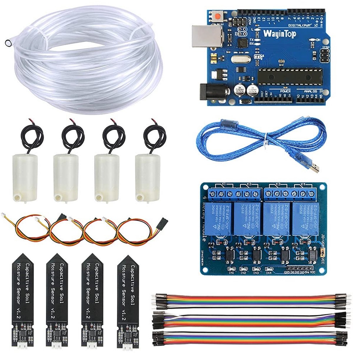 BeiJingLiangPinJiaZuoKeJiWenHuaFaZhanYouXianGongSi Automatische Bewateringskit met Bodemvochtsensor - BeiJingLiangPinJiaZuoKeJiWenHuaFaZhanYouXianGongSi - €102,85