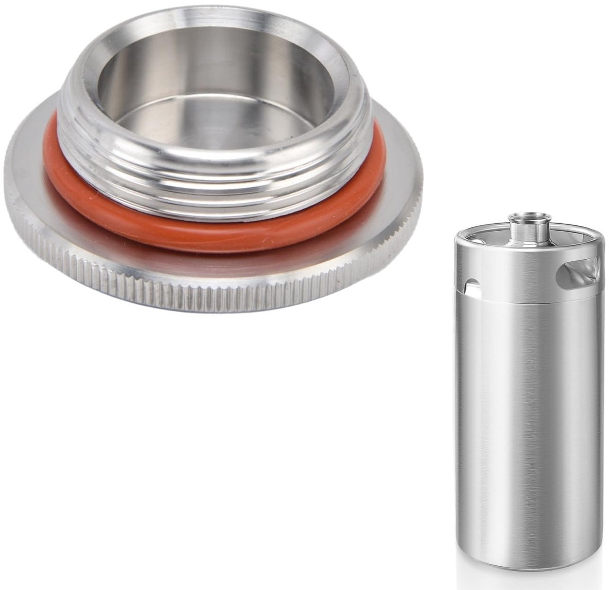 Dailygoody - Vervangend Bierfustdeksel - RVS O-vormige Seal voor 2L, 3.6L en 5L Fusten