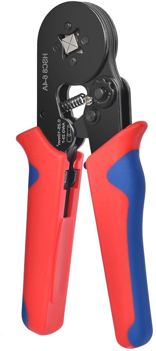 Handmatige Crimping Tang voor Bootlace Ferrules, Zelfinstelbare Ratchet Crimpers en Draadverbindingen, Professioneel Gereedschap voor Elektriciens