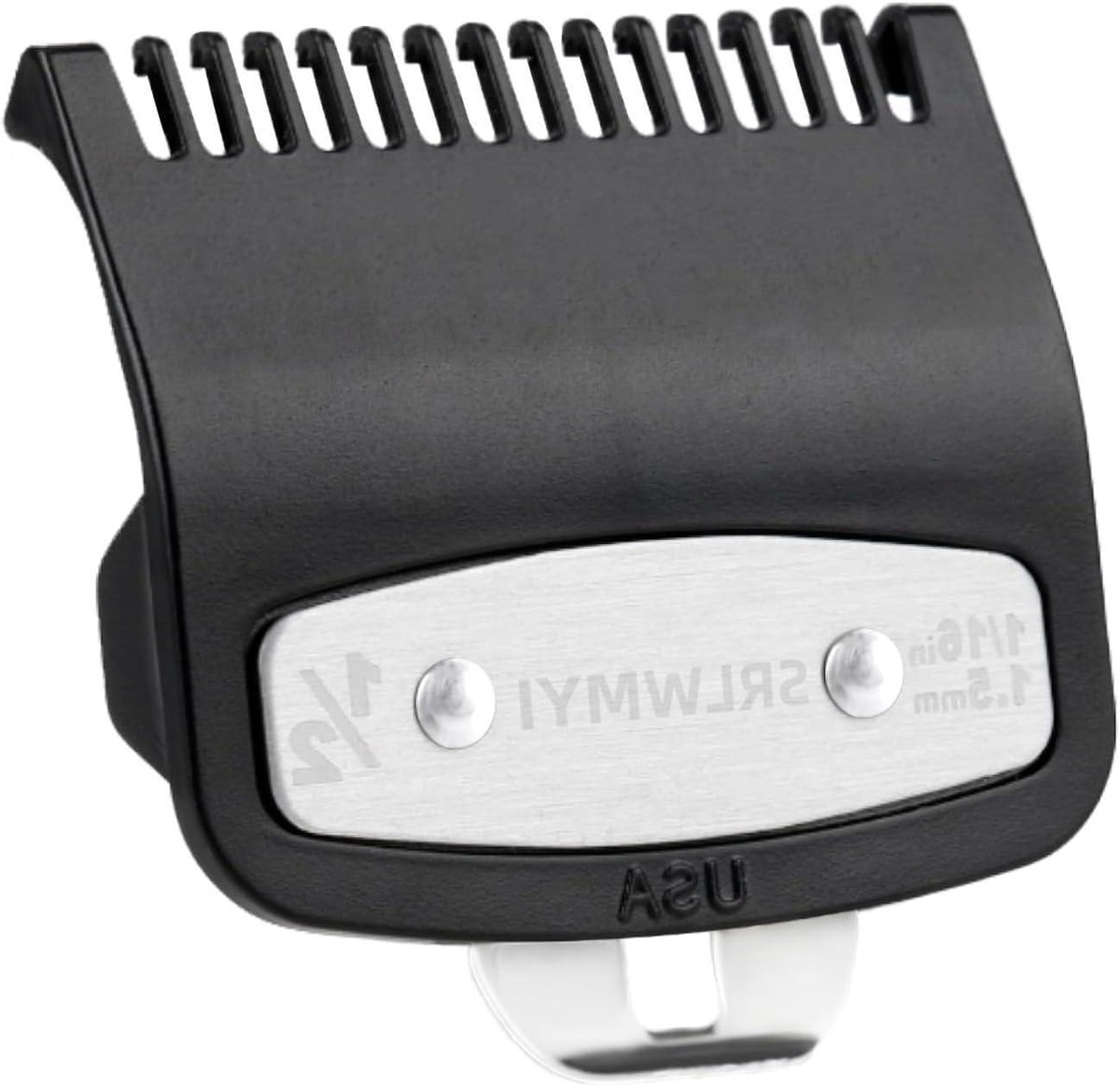 Opzetstuk Tondeuse - Trimkam - Nauwkeurig Knippen - Metalen Clip - 15 mm - Zwart