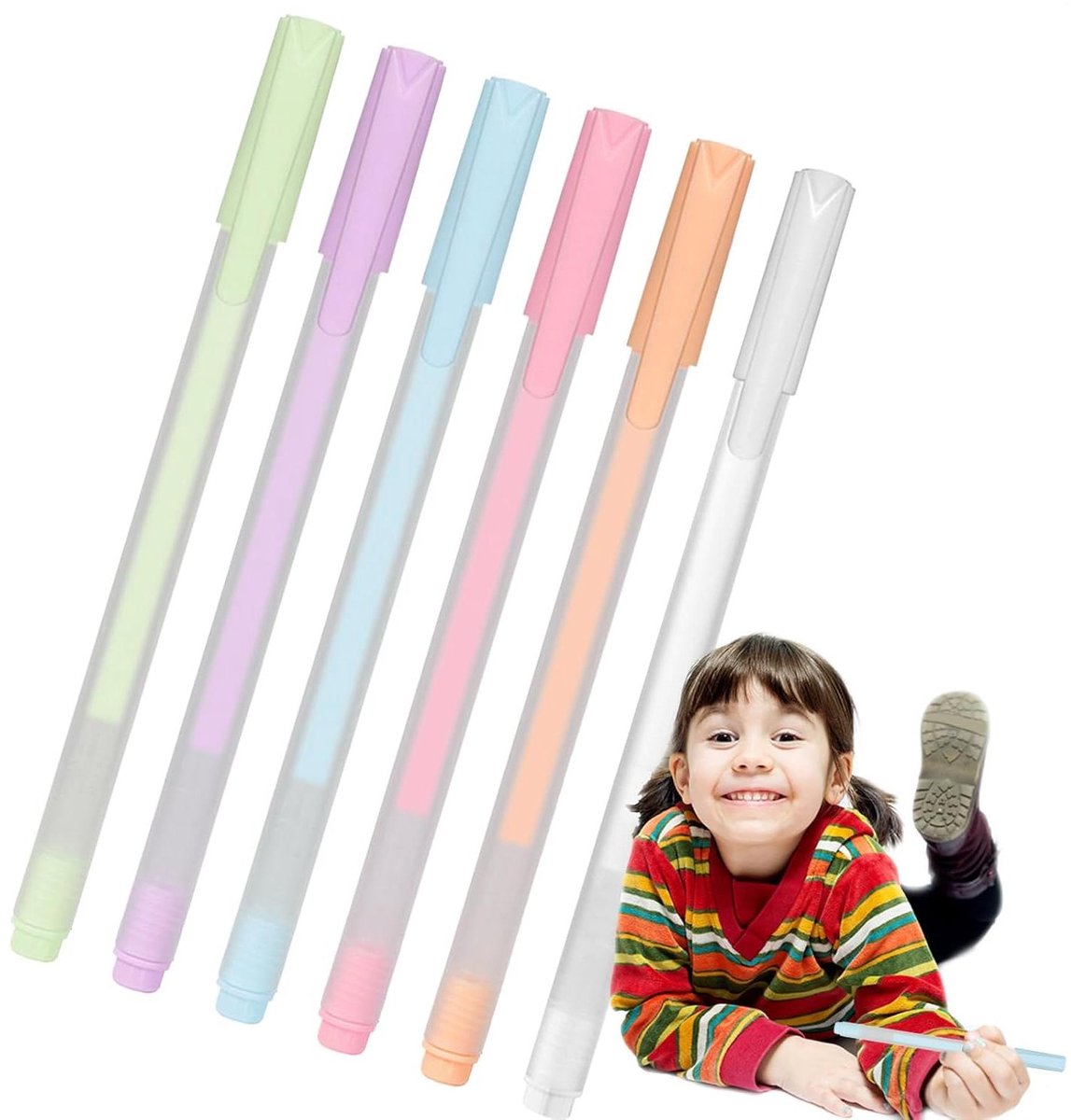 Plakstiften Knutselen - Lijmstiften Roller - Kaarten Maken - Sneldrogende Formule - 6 Stuks - Kleur